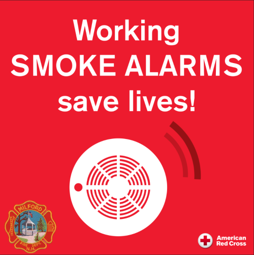 Working smoke alarms save lives! And cut the risk of death in a fire by half. 