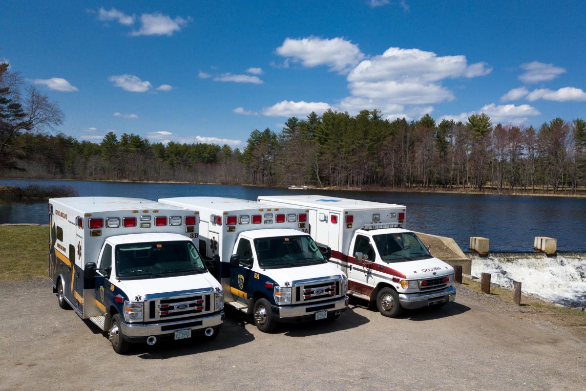 Ambulance Fleet at Osgood Pond (Spring of 2020)